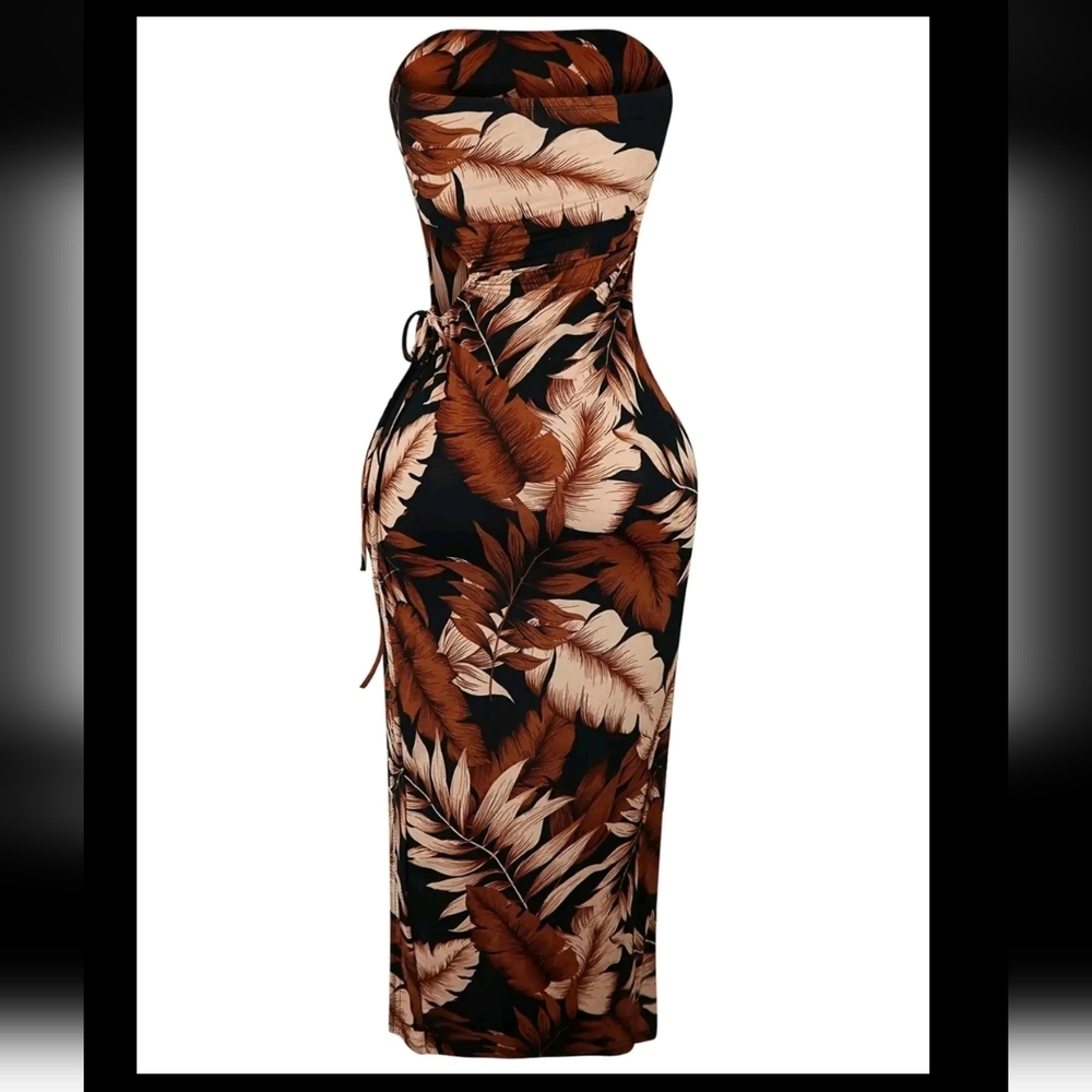 Dream Vacation Tube Floral Dress size XXL